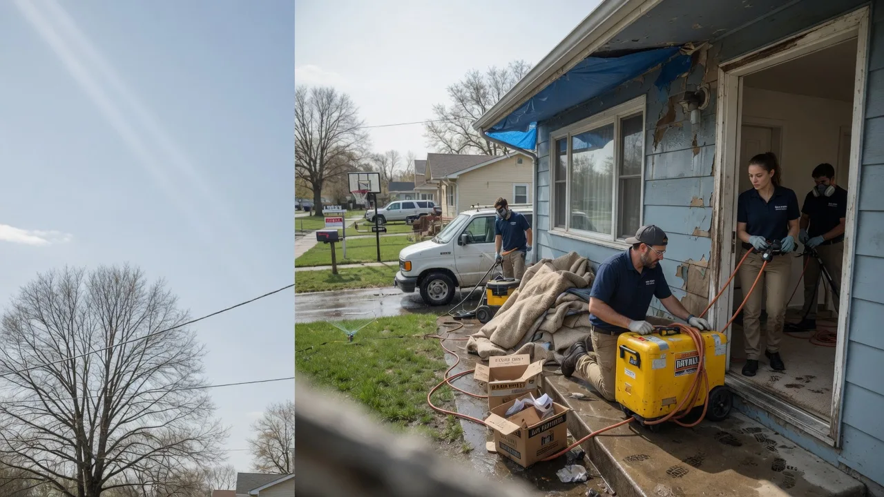 Basement Flood Cleanup in West Alton, MO near me